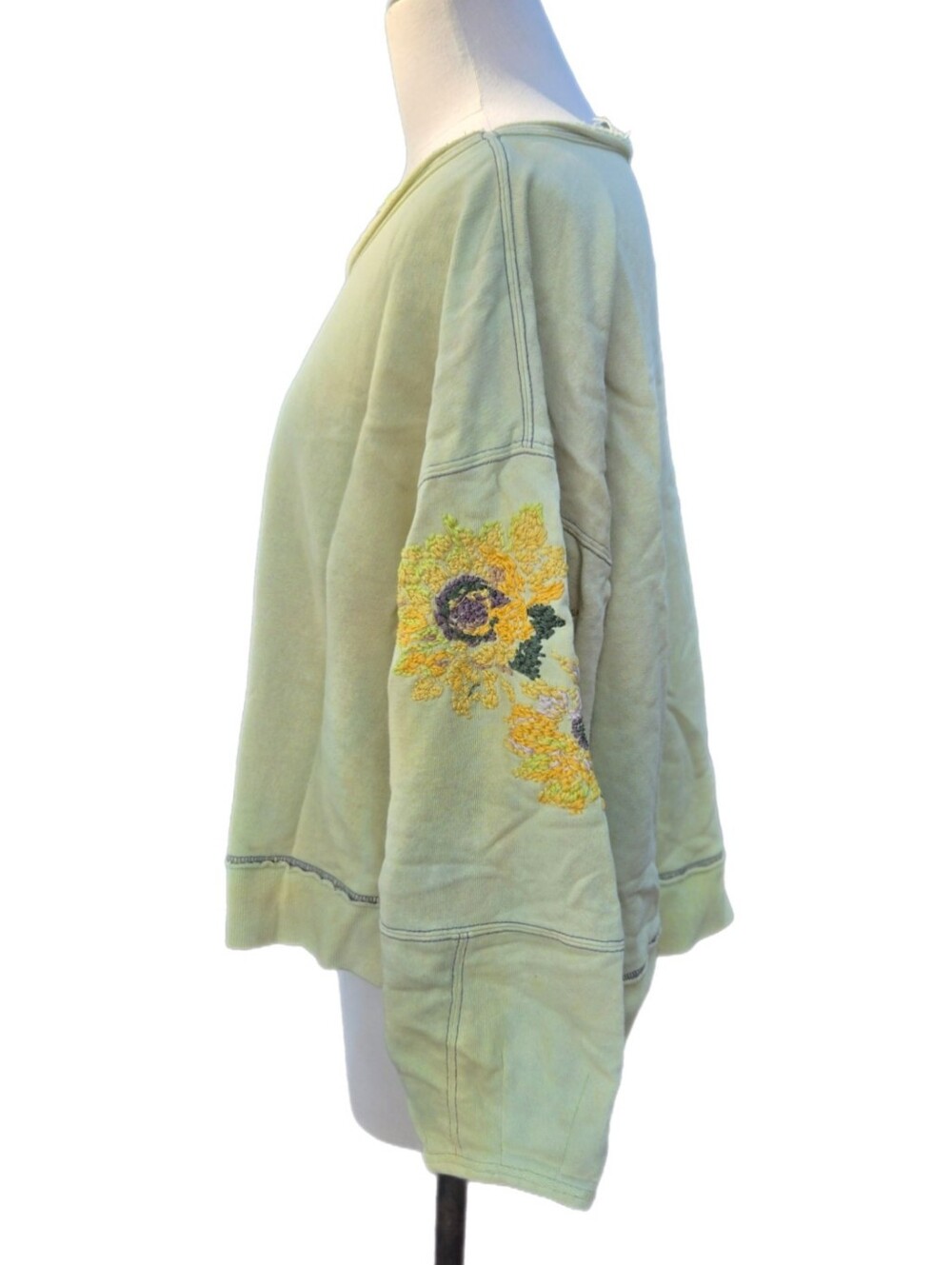 Daily Practice by Anthropologie Azalea Tie-Dye Sweatshirt - Picture 4 of 9